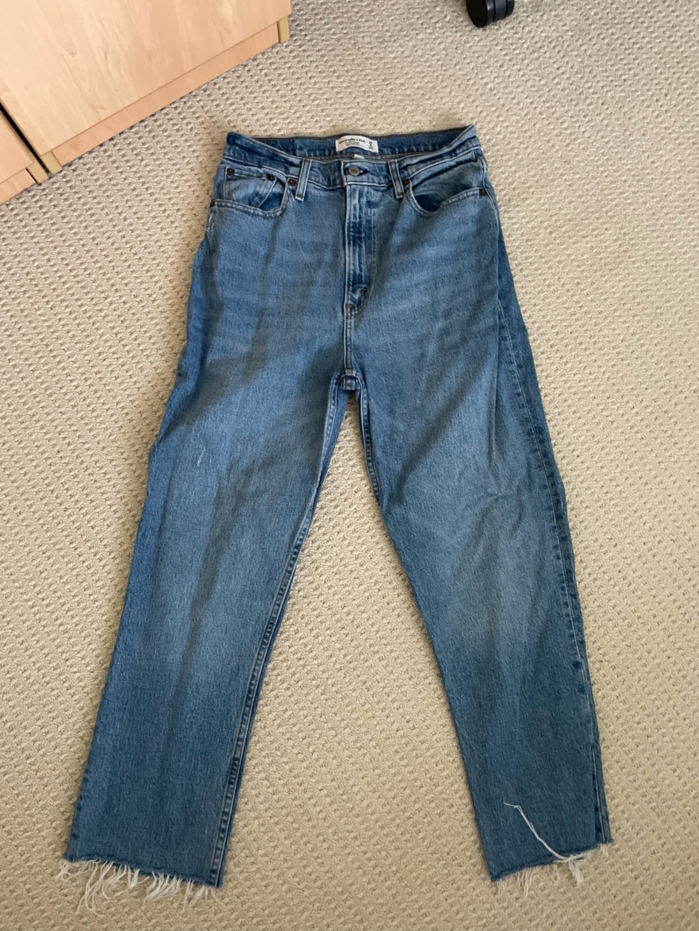 abercrombie curve love 90s straight ultra high rise jean